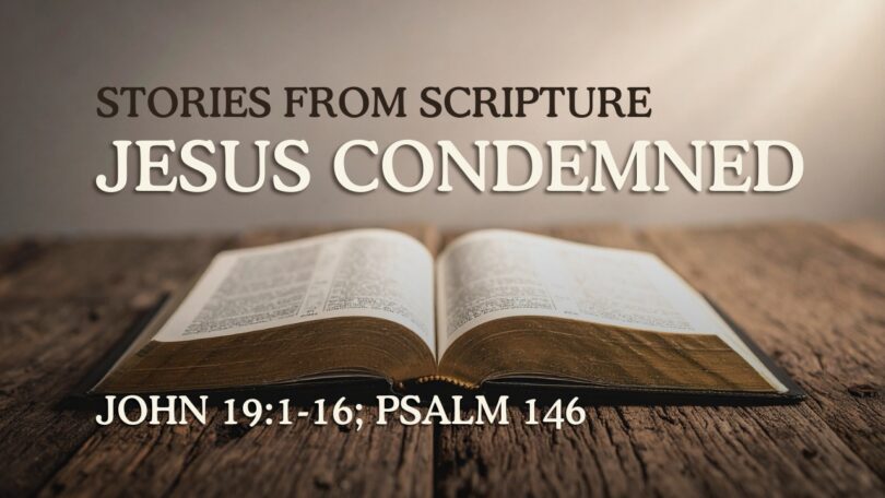 2026-03-22 Stories from Scripture Jesus Condemned - John 191-16a; Psalm 146