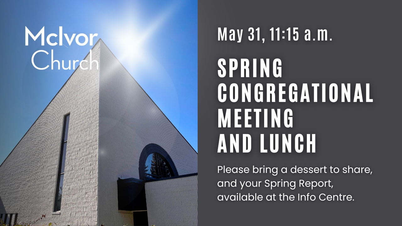 2026-05-31 Spring Congregational Meeting